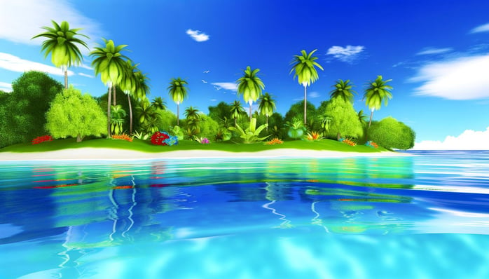 Tropical island-1