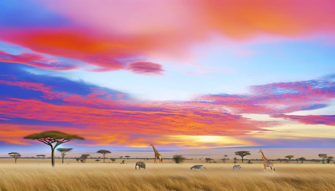 the serengeti, africa